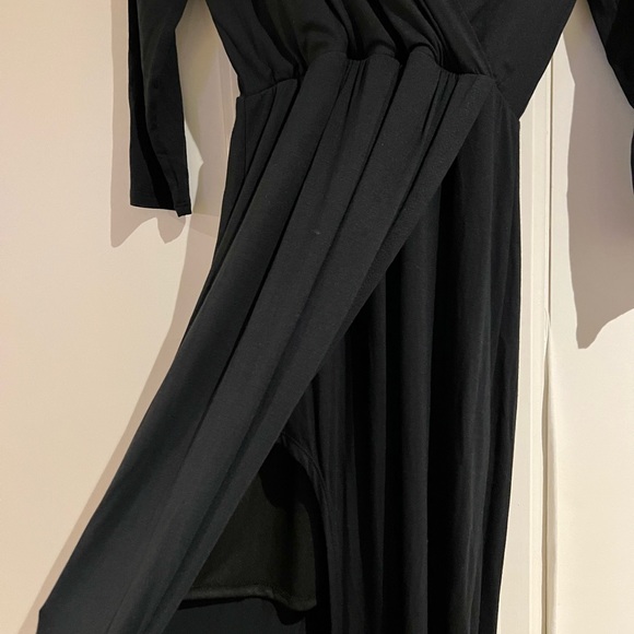 Wyatt Long Summer Dress, Black, 3/4 Sleeves, Size S - Picture 10 of 12